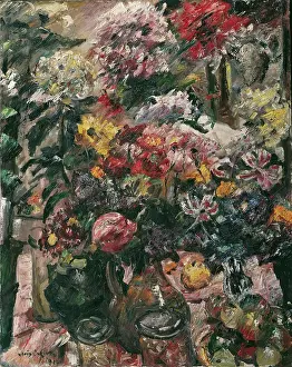 Vienna Prints: Still Life With Chrysanthemums And Amaryllis