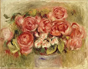 Rose Prints: Still Life Of Roses In A Vase