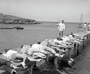 Life Saving Instruction at the Red Cross National Aquatic School
