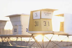 Number Prints: Lifeguard Towers