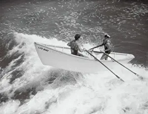Lifeguards in Boat