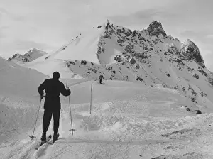 Skiing Prints: No Lift