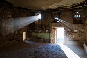 Images Dated 5th November 2014: Light beams in Goreme