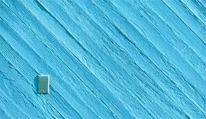 Images Dated 25th April 2019: Light Blue Wooden Wall
