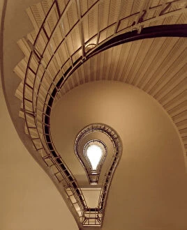 Images Dated 23rd February 2014: Light Bulb Staircase