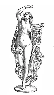 Prints of Illustration of Light poetry, by James Pradier Famous Music Composer Prints: Light poetry, by James Pradier