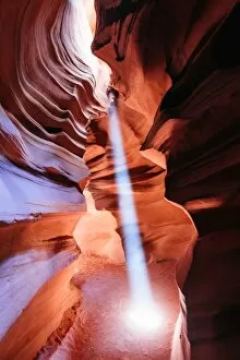 Light shaft at Upper Antelope Canyon, USA