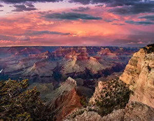 Images Dated 30th March 2015: Last Light on South rim