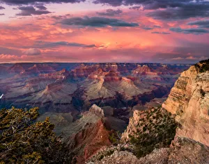 Ravine Collection: Last Light on South rim