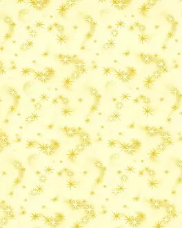 Images Dated 28th April 2015: Light Yellow Star Pattern