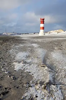 Dune Island Prints: Lighthouse, dunes, Helgoland, Schleswig-Holstein, Germany, Europe