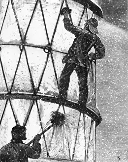 Lighthouse Keepers Clean Windows