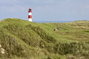 Images Dated 20th August 2011: Lighthouse of List Ost on the Sylt peninsula of Ellenbogen, Sylt, North Frisia