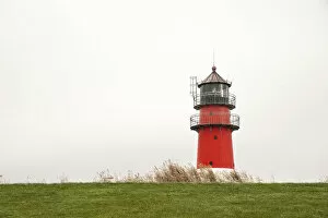 Images Dated 3rd November 2012: Lighthouse in the North Sea resort of Buesum, Busum, Dithmarschen, Schleswig-Holstein, Germany