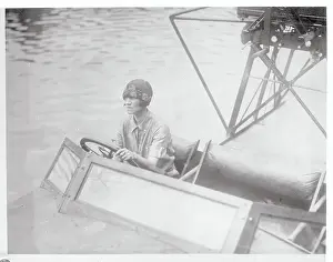 Louisiana Prints: Lilea Sherberne Driving Fastest Boat