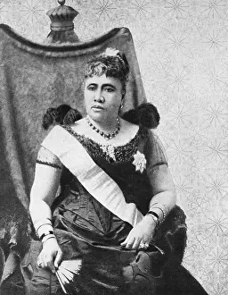 Bracelet Prints: Lilioukalani/Queen Of Hawaii - 1898