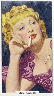 Lilli Palmer, My Favorite Part series, Collectible Tobacco Card, 1939