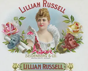 Color Print Prints: Lillian Russell Color Print