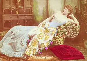Lillie Langtry Reclining in Chair