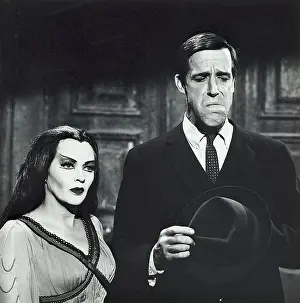Comedy Prints: Lily Munster with Disfigured Herman Munster