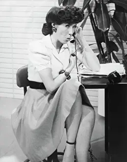 Telephone Prints: Lily Tomlin as Telephone Operator, Ernestine