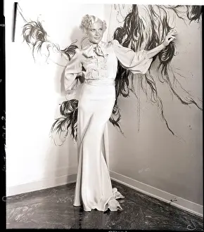 Designer Prints: Lilyan Tashman in Dress
