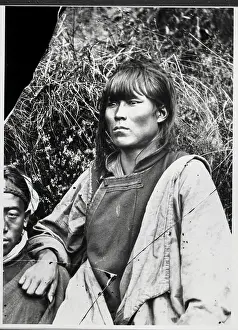 A Limbo Man In Robes And Long Hair