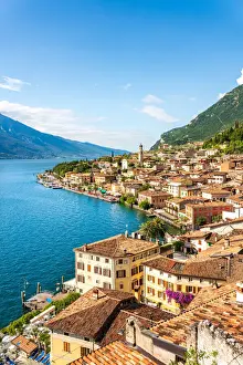 Limone sul Garda, town on the north west side of the famous Lake in Northern Italy