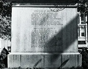 Inscription Prints: Lincoln/Douglas Debate Quotations