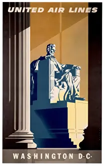 Lincoln Memorial Travel Poster