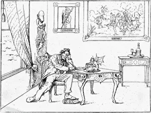 Lincoln Writing Emancipation Proclamation