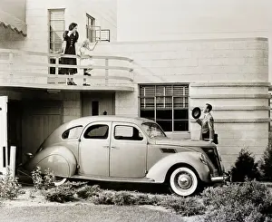 Sedan Prints: Lincoln Zephyr and Modern House