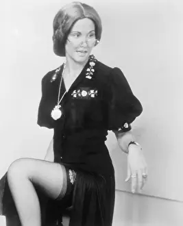 Linda Lovelace Standing with Propped Leg