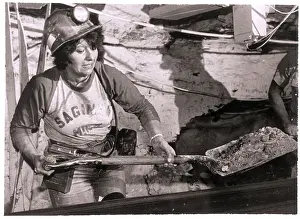Shoveling Prints: Linda Sabo in Saginaw Mine