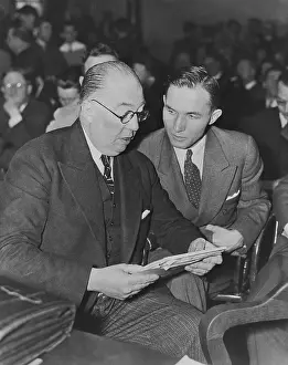 Defendant Prints: Lindbergh Kidnapping Suspect with Attorney