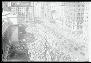 Lindbergh Parade Down Broadway
