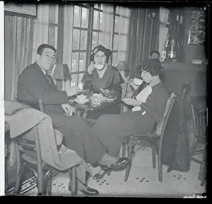 Lindbergh Suspects Dining at Table
