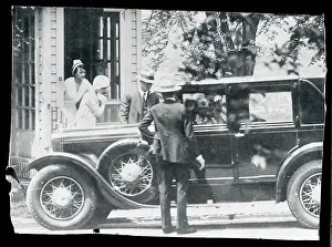 Lindbergh's Leaving House