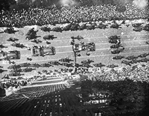 Broadway Prints: Lindbergh's Parade in New York