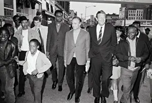 Lindsay And Brando Walking In Harlem