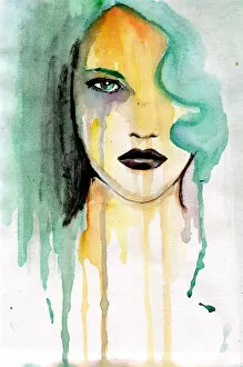 Watercolor Paints Gallery: The line begins to blur