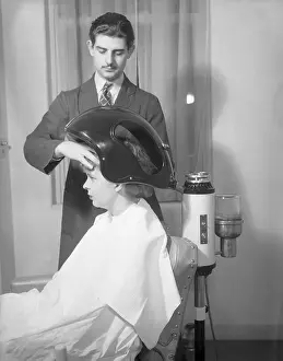 Hairdressing Prints: Along the Line in a Glamor Factory