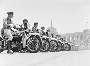 Similarity Prints: Line of Motorcycle Officers