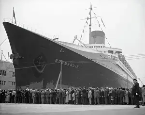 Anchor Prints: Line on Pier for Normandie