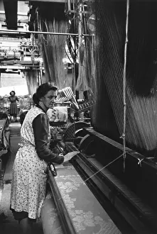 Machin Prints: Linen Weaving