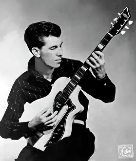 Link Wray Portrait With Guitar
