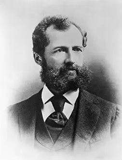 Inventor Prints: Linograph Inventor Ottmar Mergenthaler