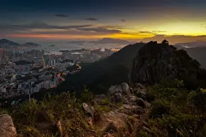 Lion rock peak of Hong Kong