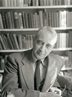 Critic Prints: Lionel Trilling Sitting in Chair