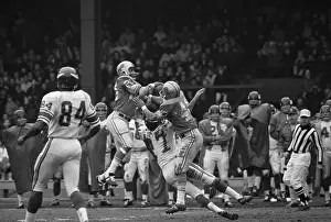 Lions Lem Barney Intercepting Pass